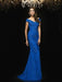 Trumpet/Mermaid V-neck Lace Sleeveless Long Lace Mother of the Bride Dresses - Prom Dresses