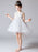 Flower Girl Dresses Jewel Neck Tulle Sleeveless Princess High Low Knee Length Embroidered Kids Social Party Dresses