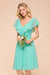 Bridelily Chic V-Neck Ruffle Chiffon Short Affordable Bridesmaid Dresses Online