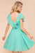 Bridelily Chic V-Neck Ruffle Chiffon Short Affordable Bridesmaid Dresses Online