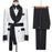 Sean Simple White Double Breasted Jacquard Wedding Suits With Black Shawl Lapel