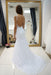 White Straps Open Back Lace Sexy Sweetheart Customized Wedding Dress - Wedding Dresses
