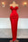 Glamorous Red Satin Prom Gown with Sleeveless Design and Tassel Detailing