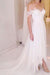 A-line Chiffon Beach with Sweep Train Wedding Dress - Wedding Dresses
