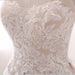 A Line Sweetheart Tulle Wedding Dress with Appliques Strapless Prom Dresses - Prom Dresses