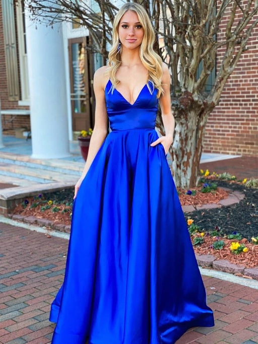 Royal Blue Reception Dresses