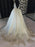 A Line V Neck Ivory Lace Wedding Dresses, Ivory V Neck Lace Prom Formal Dresses