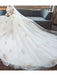 A-Line Wedding Dresses Off Shoulder Cathedral Train Lace Short Sleeve with Lace Insert Appliques 2020 - wedding dresses