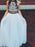 A-Line/Princess Halter Sleeveless Floor-Length Beading Net Two Piece Dresses - Prom Dresses