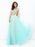 A-line/Princess Jewel Beading Sleeveless Long Chiffon Dresses - Prom Dresses