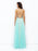 A-line/Princess Jewel Beading Sleeveless Long Chiffon Dresses - Prom Dresses