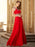 A-line/Princess Scoop Beading Sleeveless Floor-length Chiffon Dresses - Prom Dresses