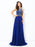 A-line/Princess Scoop Beading Sleeveless Long Chiffon Dresses - Prom Dresses