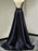 A-Line/Princess Sleeveless Halter Satin Floor-Length Beading Dresses - Prom Dresses