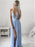 A-Line/Princess Spaghetti Straps Sleeveless Chiffon Ruched Floor-Length Dresses - Prom Dresses