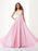 A-Line/Princess Straps Applique Sleeveless Beading Long Chiffon Dresses - Prom Dresses