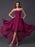 A-Line/Princess Sweetheart Sleeveless Pleats High Low Chiffon Dresses - Prom Dresses