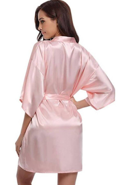 A| Silk Women Bridesmaid Robes Robes Ladies Dressing Gowns - robes