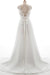 Affordable V-neck Lace Chiffon A-line Wedding Dress - Wedding Dresses