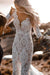 All Lace Style Long Sleeve Floor Length Boho Wedding Dresses - wedding dresses