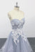 Amazing Strapless Lace Tulle A-line Wedding Dress - Wedding Dresses