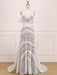 Amazing Sweetheart Neck Lace Beach Boho Wedding Dress - Chamapgne - Wedding Dresses