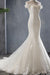 Applique Off Shoulder Lace-up Mermaid Wedding Dress - Wedding Dresses
