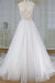 Applique Spaghetti Strap A-line Tulle Wedding Dress - Wedding Dresses