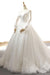 Appliques Long Sleeve Off Shoulder Wedding Dress - Wedding Dresses