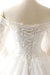 Appliques Long Sleeve Off Shoulder Wedding Dress - Wedding Dresses