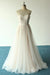 Awesome Illusion Lace Tulle A-line Wedding Dress - Wedding Dresses
