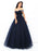 Ball Gown Off-the-Shoulder Beading Sleeveless Long Net Quinceanera Dresses - Prom Dresses