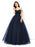 Ball Gown Off-the-Shoulder Beading Sleeveless Long Net Quinceanera Dresses - Prom Dresses