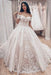 Ball Gown Off the Shoulder with Lace Appliques Gorgeous Wedding Dress - Wedding Dresses