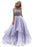 Ball Gown Scoop Sleeveless Floor-Length Beading Organza Dresses - Prom Dresses