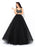 Ball Gown Straps Applique Sleeveless Long Net Quinceanera Dresses - Prom Dresses