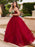 Ball Gown Tulle Applique Sweetheart Sleeveless Floor-Length Dresses - Prom Dresses