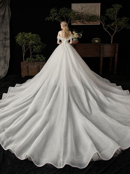 Ball Gown Wedding Dress 2021 Princess Silhouette Cathedral Train