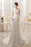 Beach Wedding Dresses Chiffon Ivory Bridal Dress Lace Beading V Neck Court Train Summer Bridal Gown