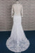 Beading Appliques Long Sleeve Mermaid Wedding Dress - Wedding Dresses