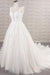 Beautiful Lace Appliques Tulle A-line Wedding Dress - Wedding Dresses