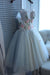 Beautiful Sweetheart Tulle Graduation with Flower A Line Strapless Cute Homecoming Dress - Prom Dresses
