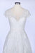 Best Cap Sleeve V-neck Sweep Train Wedding Dress - Wedding Dresses