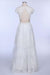 Best Cap Sleeve V-neck Sweep Train Wedding Dress - Wedding Dresses