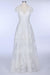 Best Cap Sleeve V-neck Sweep Train Wedding Dress - Wedding Dresses