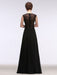 Black Evening Dress Lace Sweatheart Maxi Party Dress A Line Sleeveless Floor Length Mother's Dress