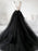 Black Tulle Lace Appliques Long Prom Dresses, Black Lace Formal Dresses, Black Evening Dresses