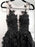 Black Tulle Lace Appliques Long Prom Dresses, Black Lace Formal Dresses, Black Evening Dresses