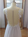 Boho Style White Tulle and Lace Wedding Dresses - wedding dresses