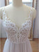 Boho Style White Tulle and Lace Wedding Dresses - wedding dresses
